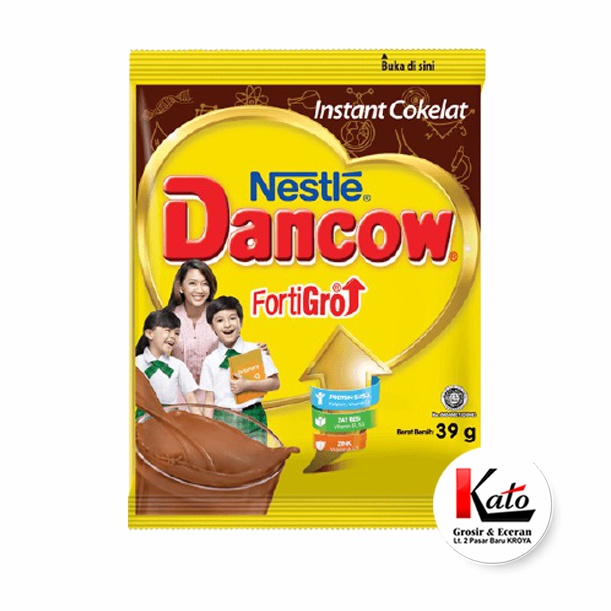 

Dancow FortiGro Susu Bubuk Instant Cokelat Sachet 39gr