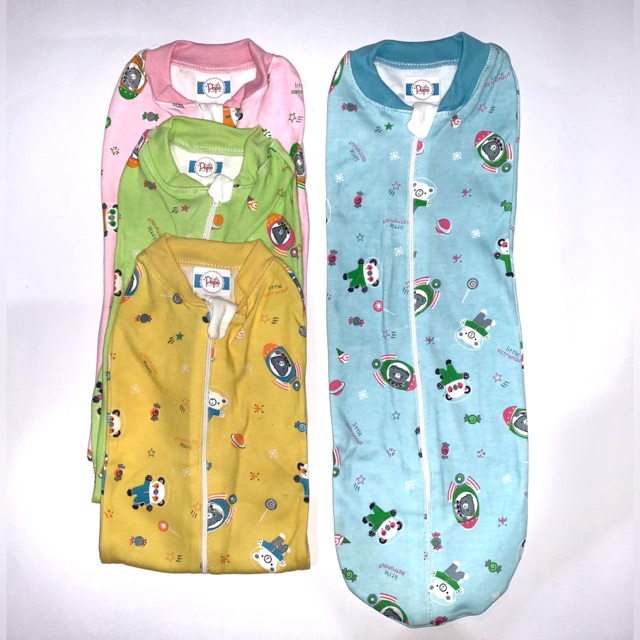 Bedong instan bayi/swaddle baby (1pcs bahan dobel katun)