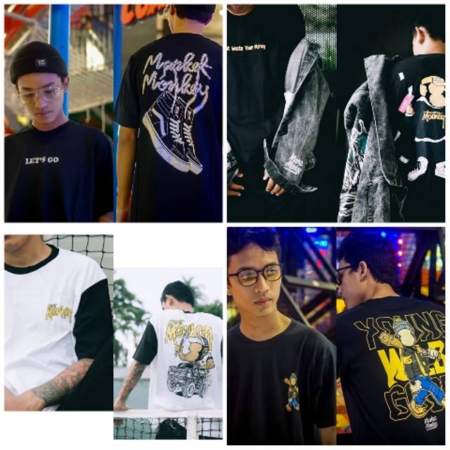 Kaos MARKET MONKEY DISTRO NEW