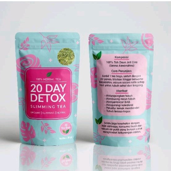 Brendabellz - Senna Leaf Tisane - Teh Detox Pelancar Pencernaan - Isi 20 Tea Bags