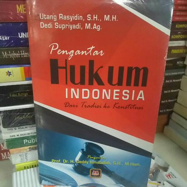 

Buku Origional Pengantar Hukum Indonesia by Utang Rasyidin