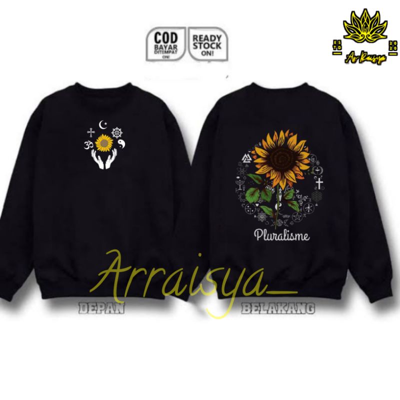 crewneck pluralisme/sweater pluralisme/switer pluralisme/Crewneck toleransi agama