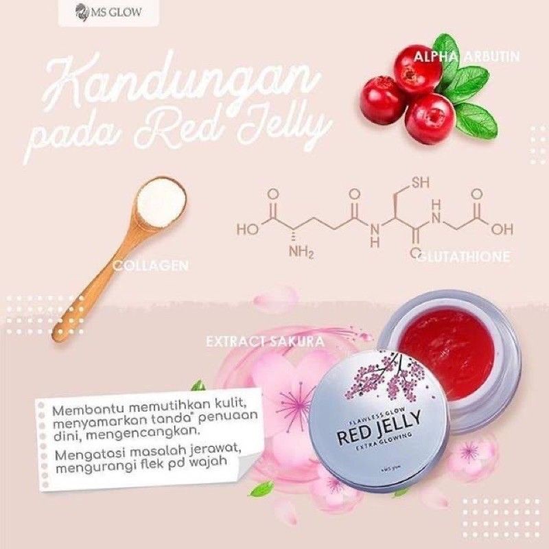 Red jelly+mini gold 0,025gram