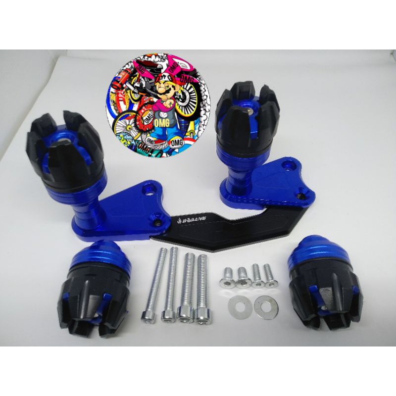 PAKET HEMAT JALU SLIDER PLUS JALU AS DEPAN - JALU PELINDUNG KNALPOT NMAX DAN AEROX PCX