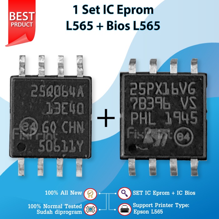 IC Eprom Epson L565  IC Eeprom Reset Epson L565  Resetter Printer Epson L565 Murah