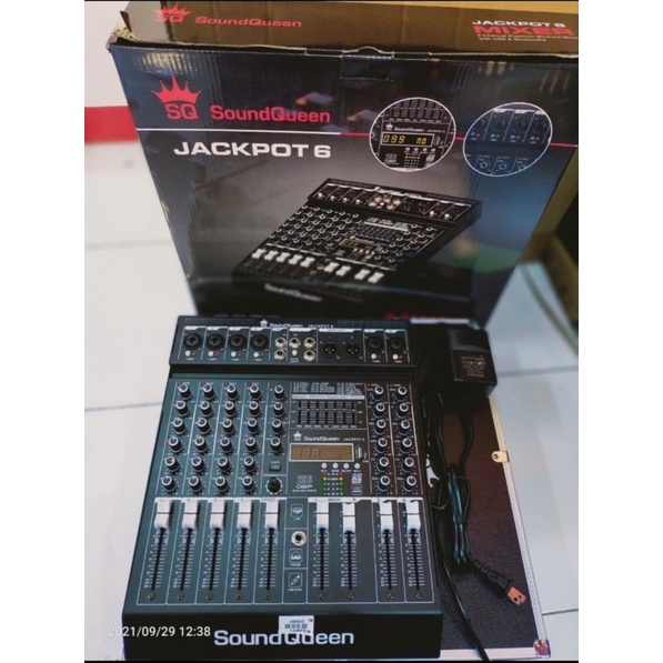 Mixer soundqueen jackpot 6 original jackpot6 channel koper SQ terbaik