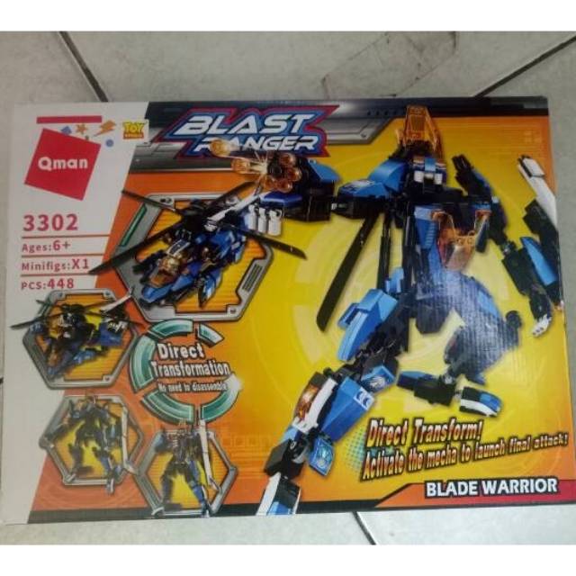 Lego Qman 3302 Blast Ranger Blade Warrior