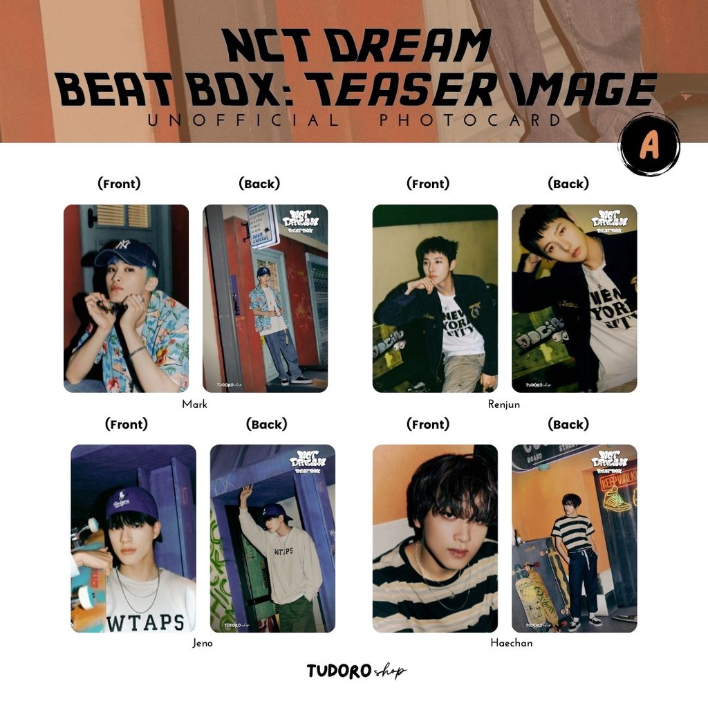 NCT DREAM Beatbox Teaser Image MV Unofficial PC PHOTOCARD
