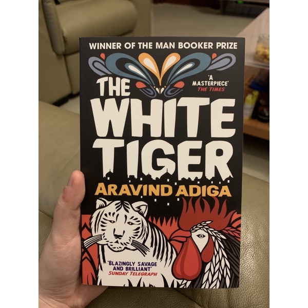 

Buku novel The White Tiger Aravind Adiga Atlantic Books London 2008