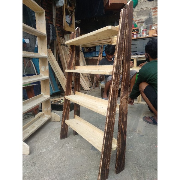 Rak Kayu  Ikan Cupang  Jati Belanda | Bukan Rak Besi