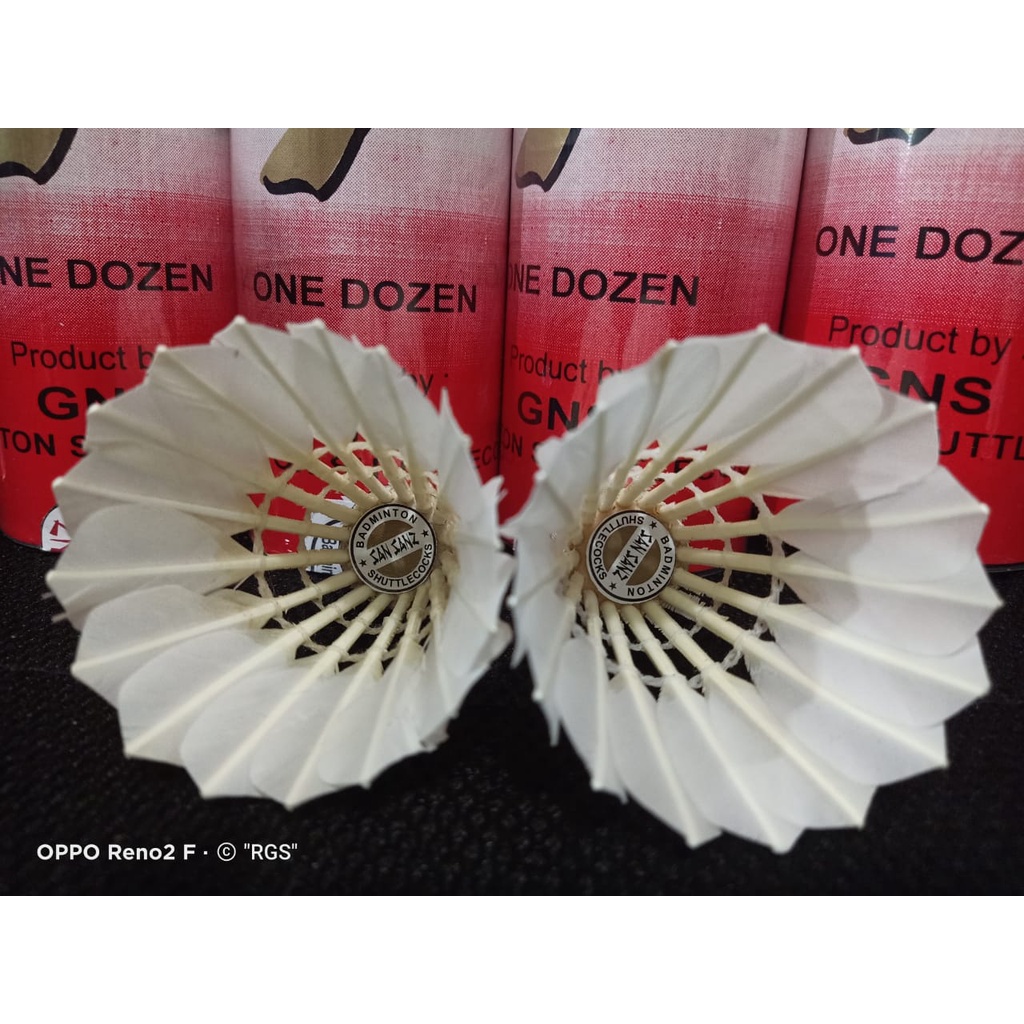 TERBARU SHUTTLECOCK BADMINTON KOK BULUTANGKIS SANSANZ 1 SLOP ISI 12 BISA COD