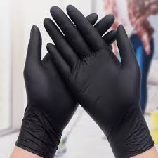 Sarung Tangan Medis Handscoon Disposable Latex SIZE XS,S,M,L  isi 100 pcs/box - Black Color