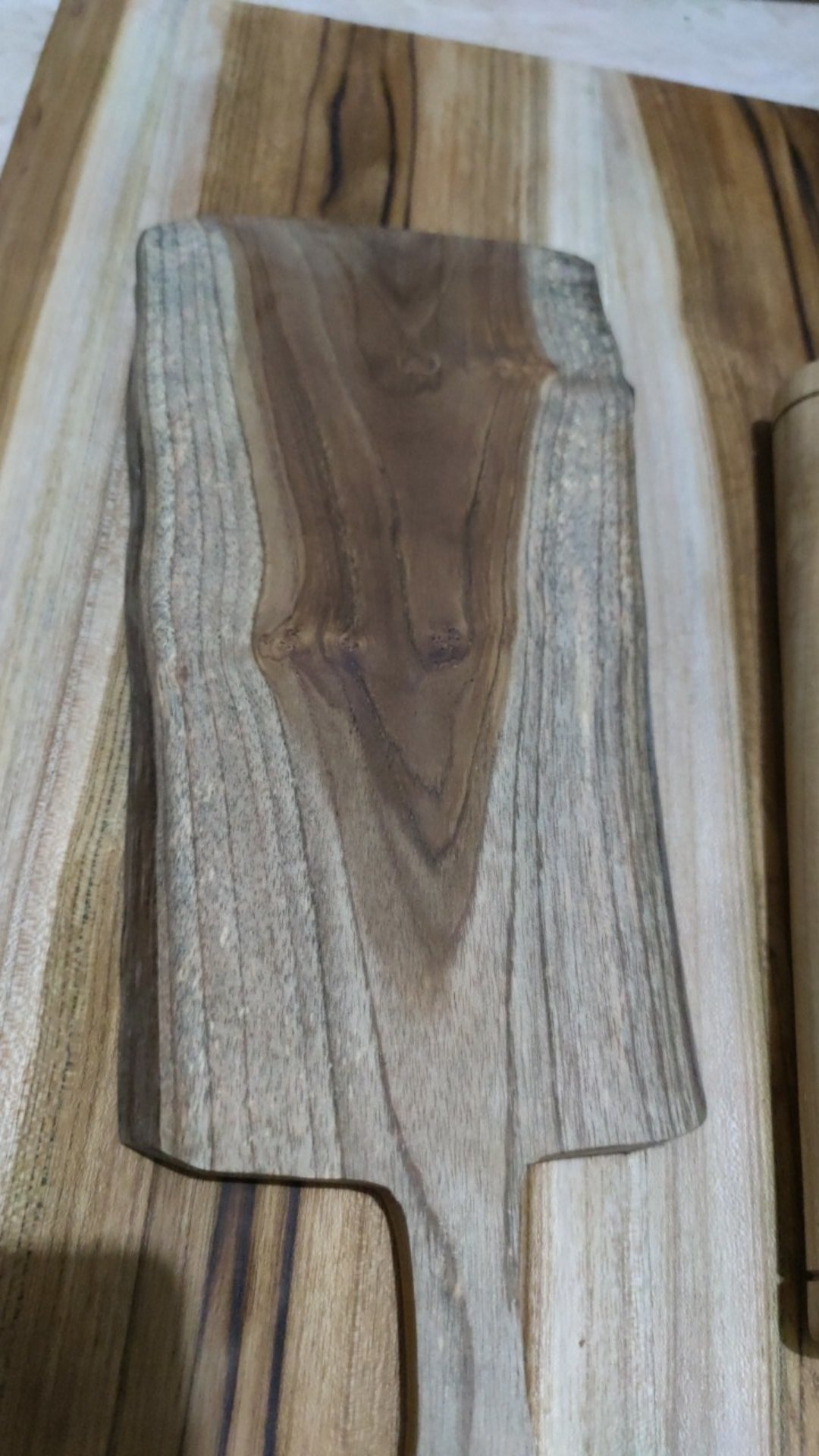 Legno Cutting Board 18 - 20cm X 45cm Talenan Kayu Jati Natural Telenan Rustic