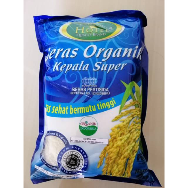 

Beras Hotel - Beras Putih - Beras Organik Kepala Super