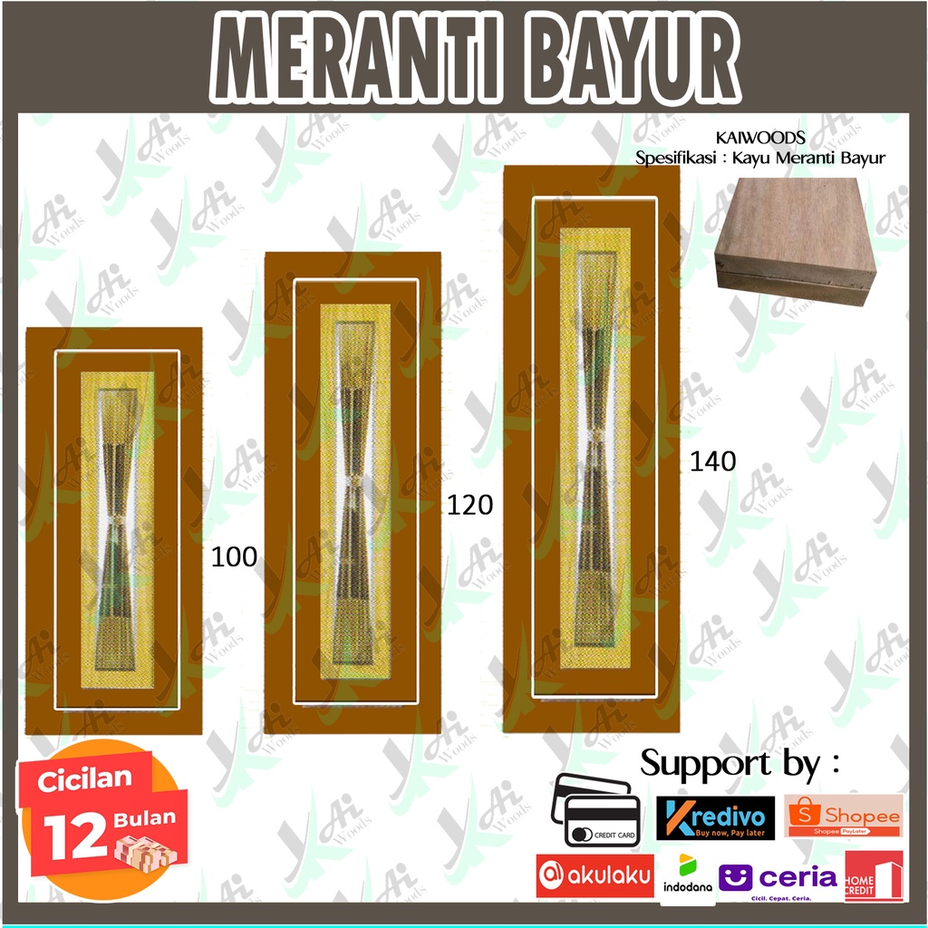 Kusen dan Daun Jendela Kayu Meranti Sumatra/Bayur