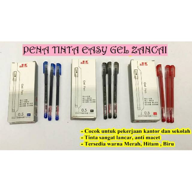 

Pena Tinta Easy Gel Zancai