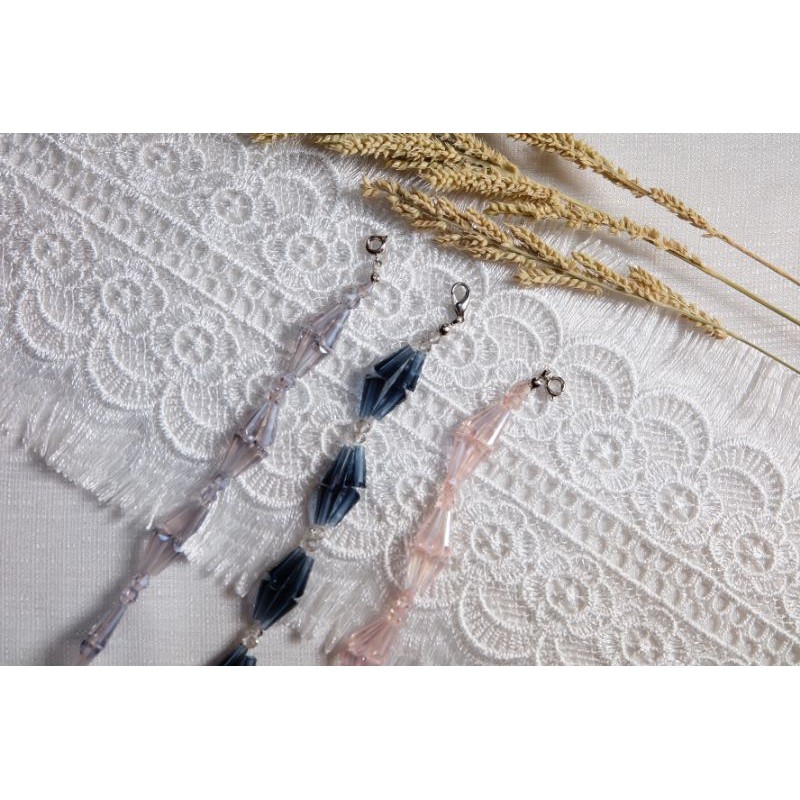 PREMIUM Connector Masker Crystal/Penyambung Tali Masker