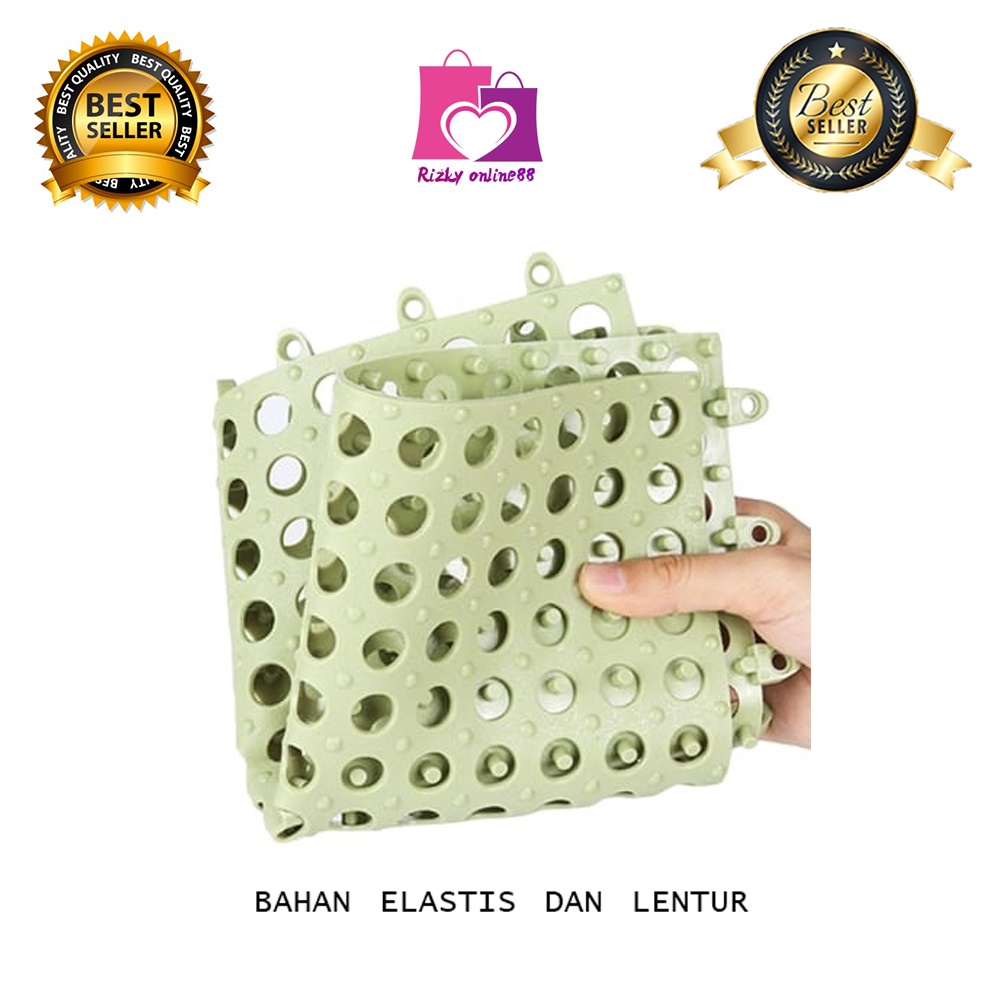 Rizkyonline88 karpet kamar mandi anti licin alas keset lantai polkadot