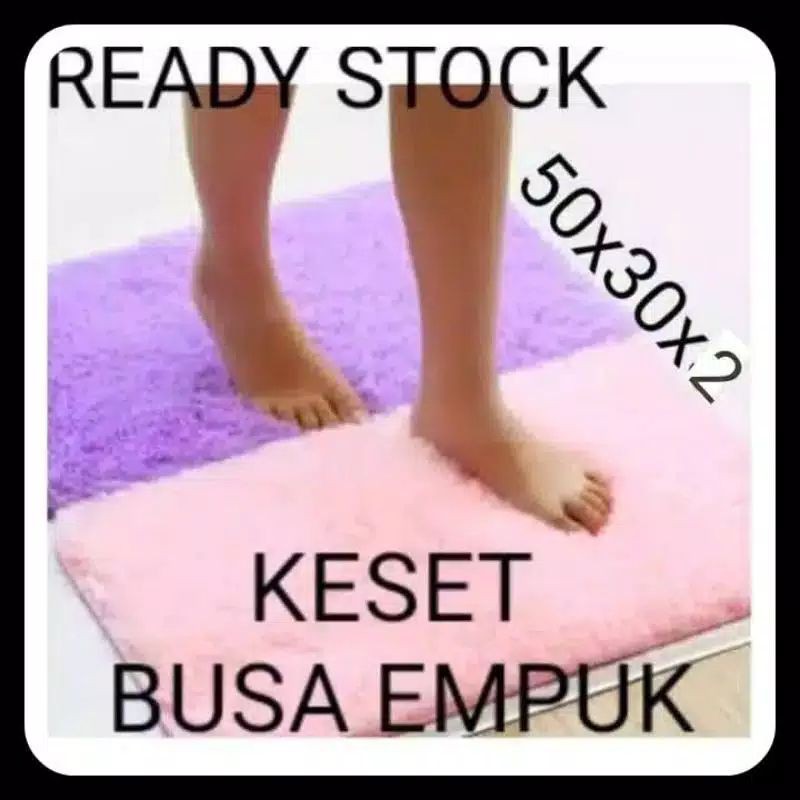 Keset Kaki/Keset Busa/Keset Bulu Rasfur (50x30x2cm)