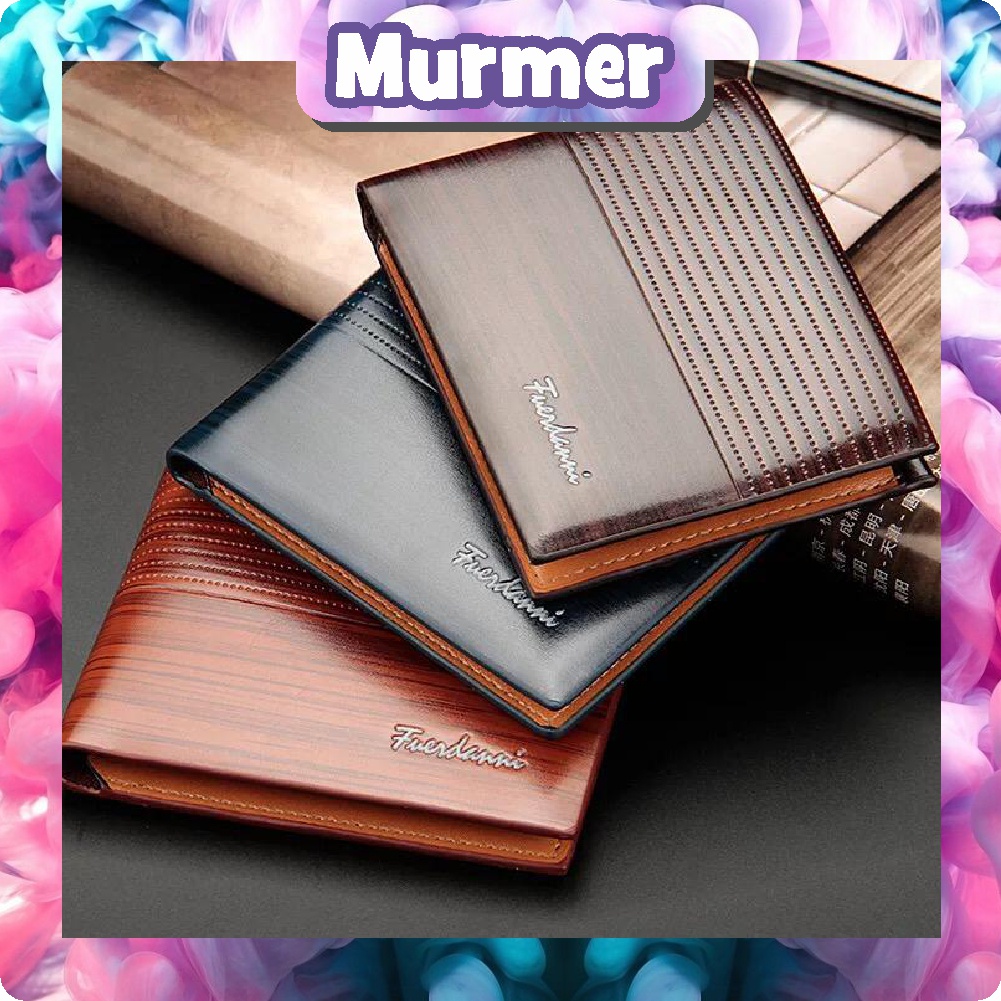 MurmerOfficial D020 Dompet Fuerdanni Kulit Petak Wanita Pria Original Hp Wallet Lipat Kartu Murah