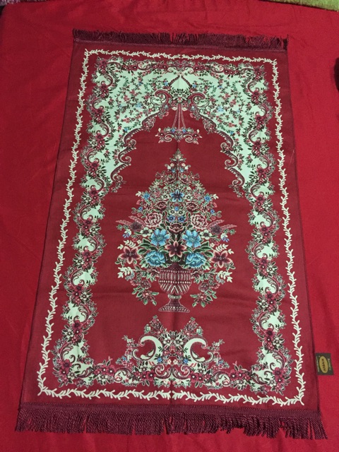 Sajadah arbain motif flora