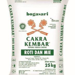 

Tepung Terigu Merk Cakra 25Kg