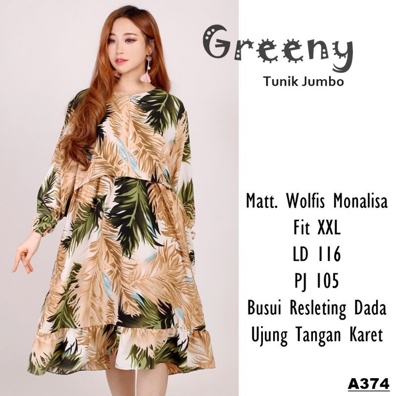 BISA COD TUNIK SUPER JUMBO LD 116 PJG 105 KK