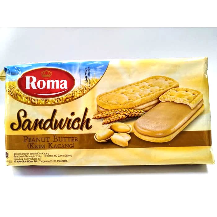 

ROMA SANDWICH PENUT BUTTER 216G