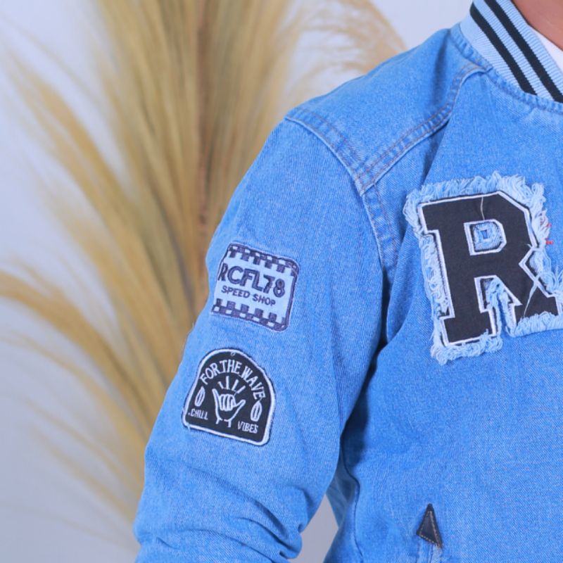 Jaket Jeans Denim Terbaru Rocafela Premium Pria | Cowok | Laki laki