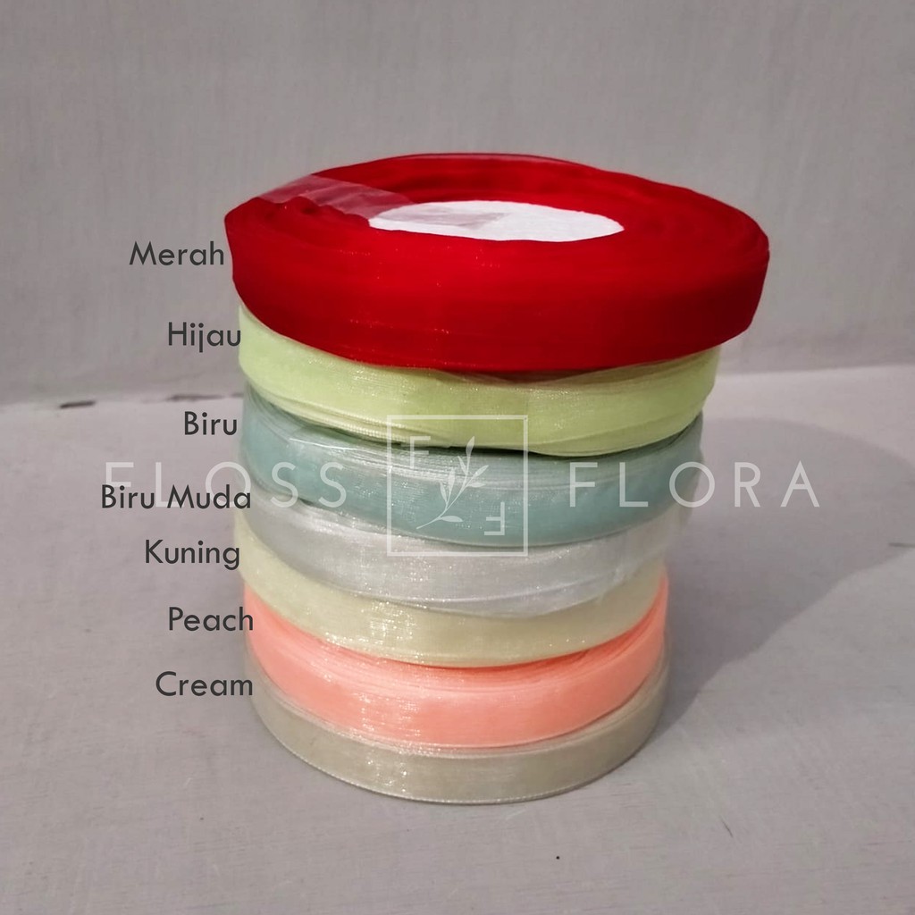 

Pita / Pita Kain / Pita Organdi 1/2" 50Y