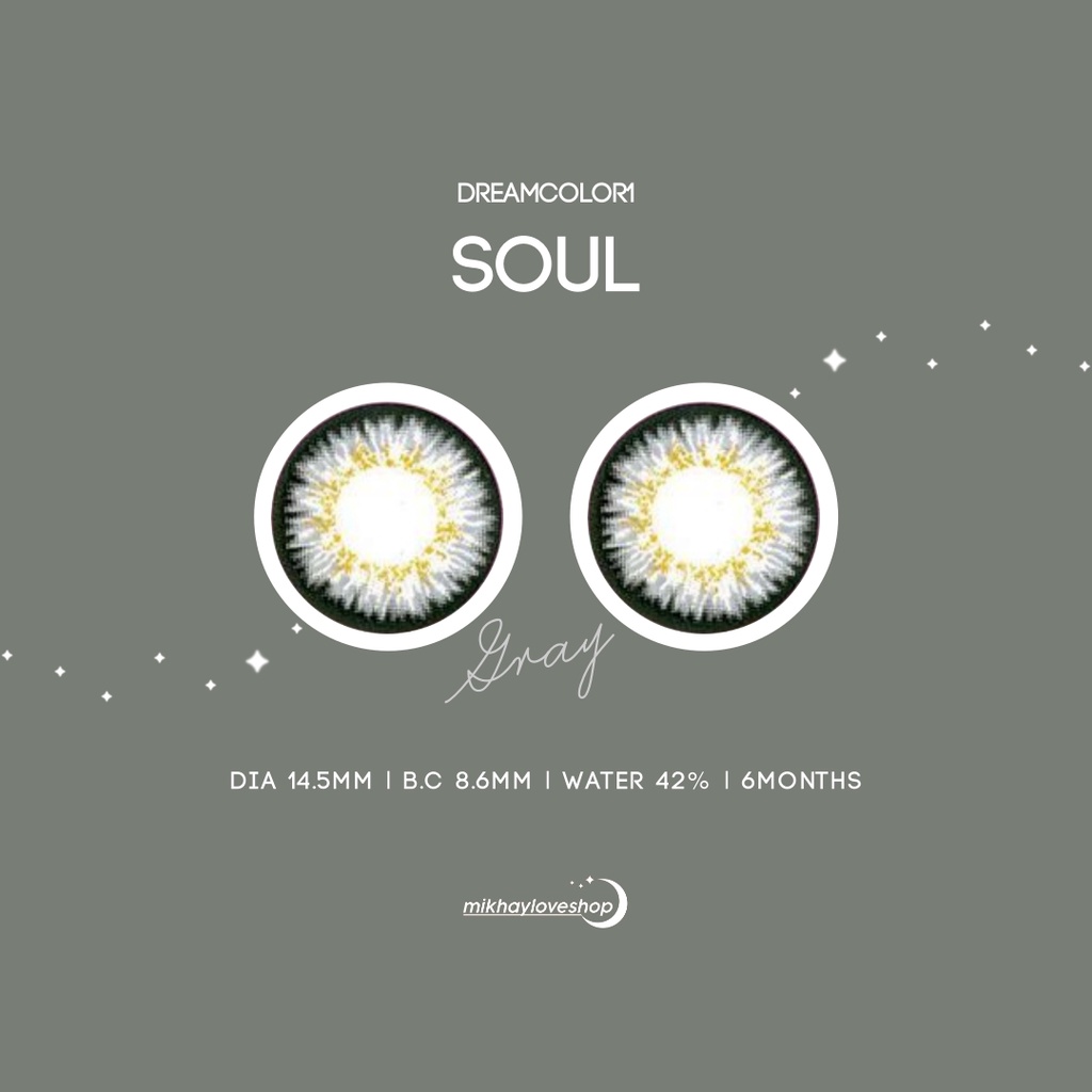 Softlens Soul Gray (Grey) | Dreamcolor1 [Mikhayloveshop]