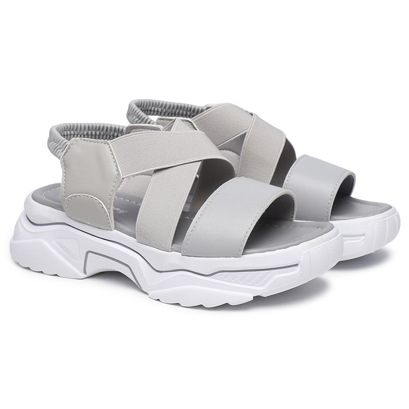 [GROSIR][COD] SEVEN_DAY SANDAL GUNUNG WANITA KOREA CASUAL SHOES ABU SVN-206