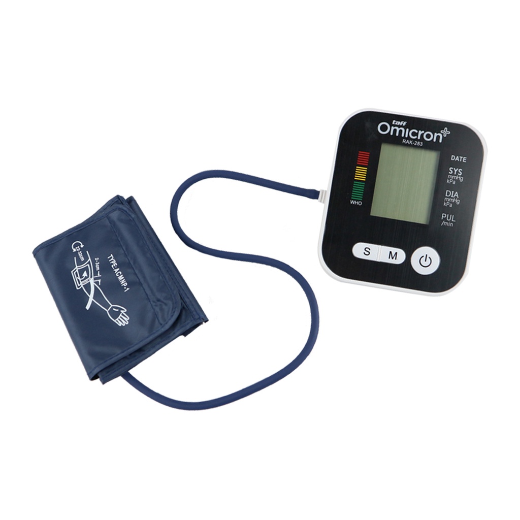 Sphygmomanometer Alat Pengukur Tekanan Darah Tensimeter Digital Sangat Akurat TaffOmicron