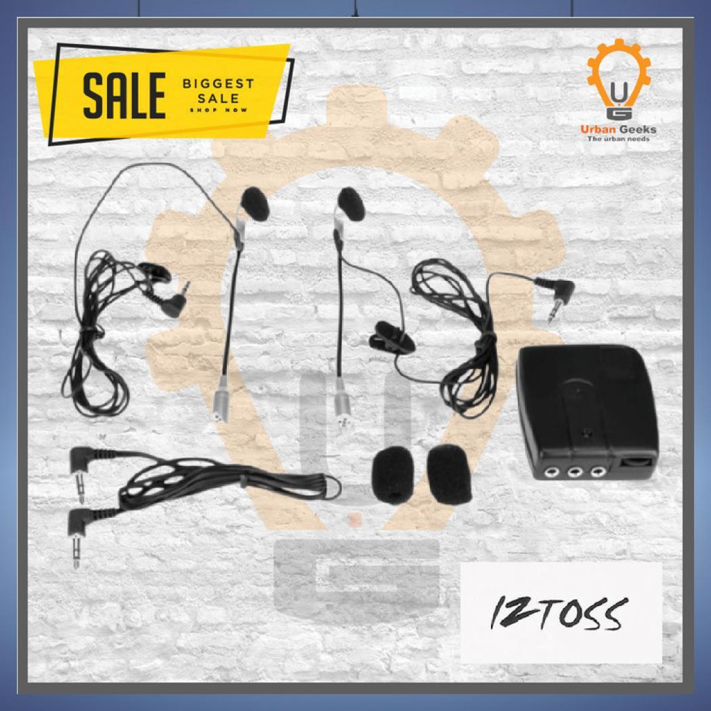 INTERCOM HELM INTERPHONE SEPEDA MOTOR HANDSFREE BONCENGAN HEADSET ASLI