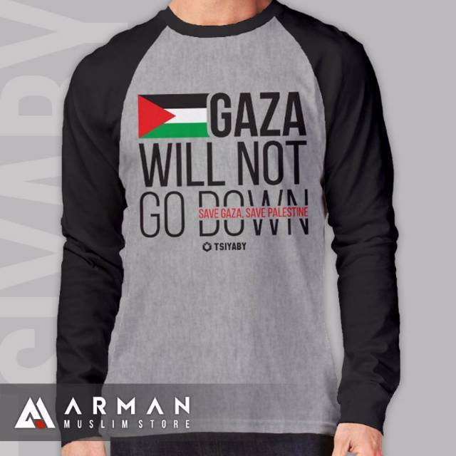 Kaos Islami Seri Gaza Lengan Panjang