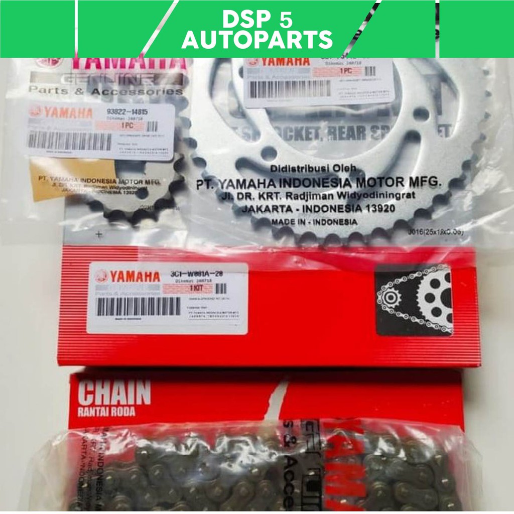 GEAR SET YAMAHA VIXION OLD ORI YGP