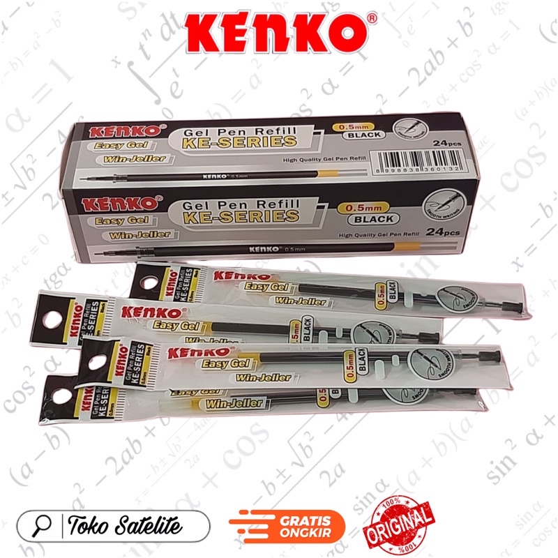 

Pen Gel Refill Kenko Isi Ulang Pulpen Kenko Easy Gel KE Series 0.5mm