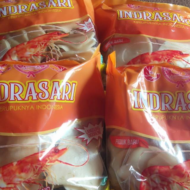 

KRUPUK UDANG INDRASARI 1 BAL ISI 20 BUNGKUS @250GRAM