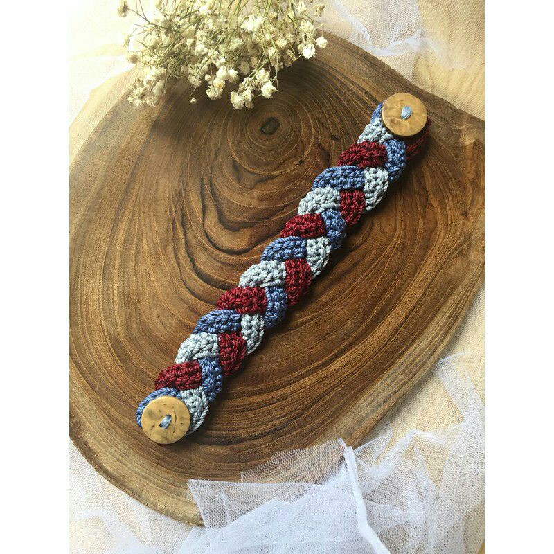 Konektor Masker Rajut Cantik