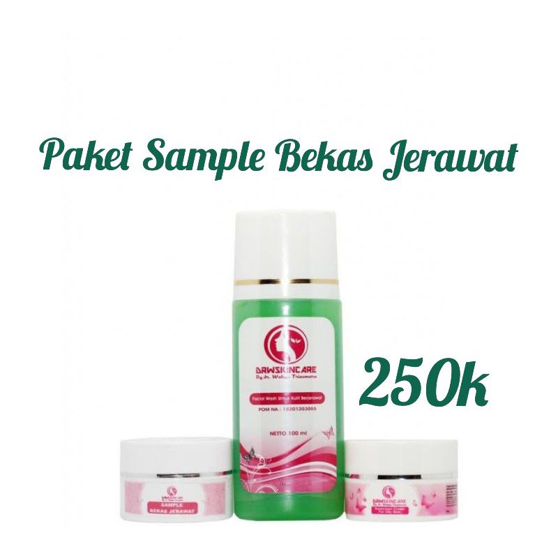 Paket Sample Bekas Jerawat Whitening Acne Drw Skincare 100 Aman Bpom Shopee Indonesia