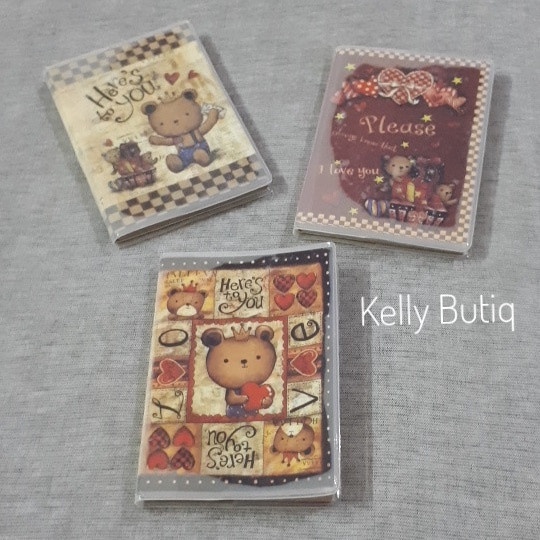 

Mantap Buku Tulis Bersampul Teddy Bear, Catatan Memo Diary Notesbook Mini Murah