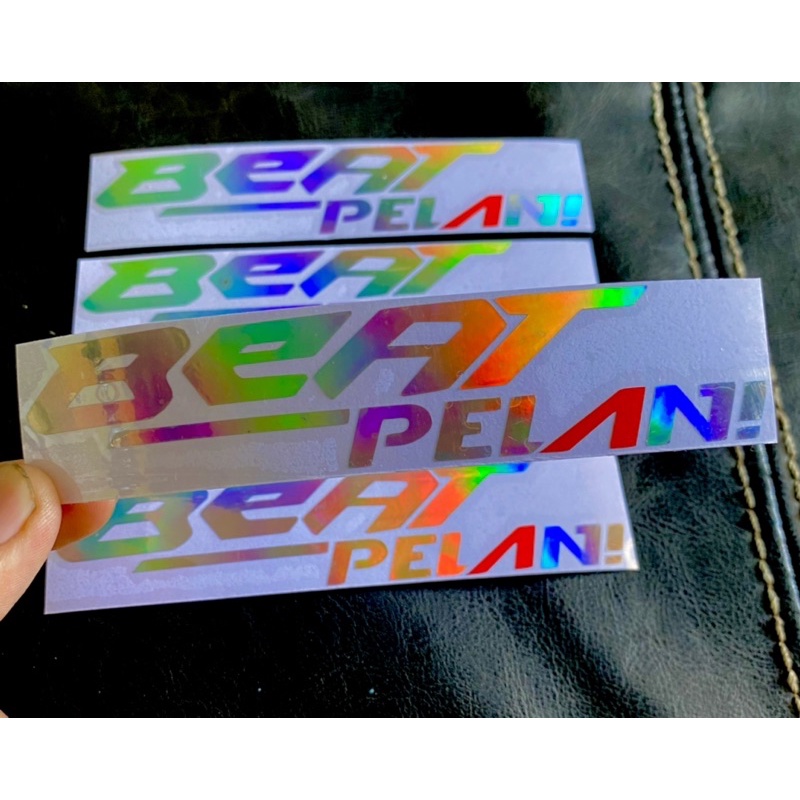 Sticker Stiker Cutting Motor Hologram Beat Pelan