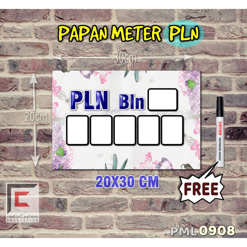 

RadjaCustom Papan Meter Listrik PLN PAM motif Unik - Lukis 08