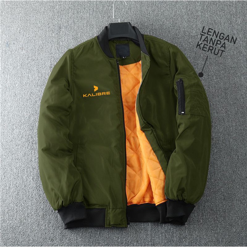 NEW Jaket Musim dingin Jaket parasut pria Bomber hurrington Formal Taslan Waterproof