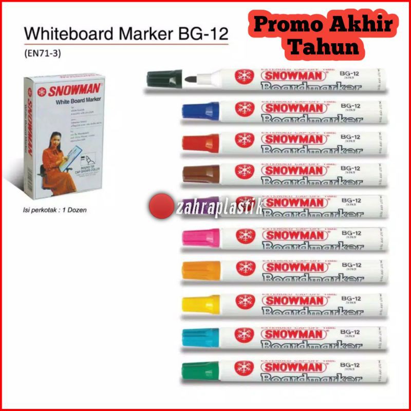 

Spidol Snowman BG-12 kualitas terbaik