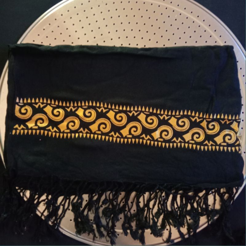 Selendang hitam /selendang hitam wanita /syal wanita /syal rajut-08