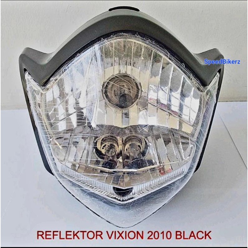 Reflektor Yamaha Vixon New baru 2010 2011 2012 Assy Black Lampu Depan Vixion new Hitam H4 Reflektor Vixion new batman