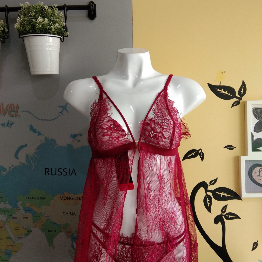 LINGERIE SEXY 17 - lingerie sexy dress full brokat