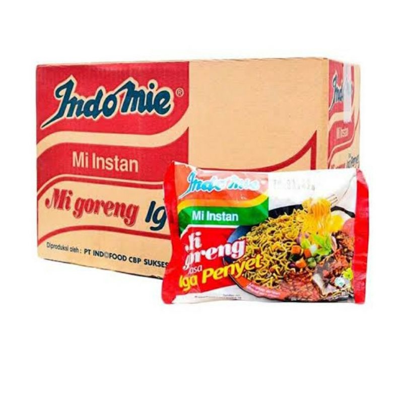 

Indomie goreng rasa iga penyet 1 dus isi 40 bungkus
