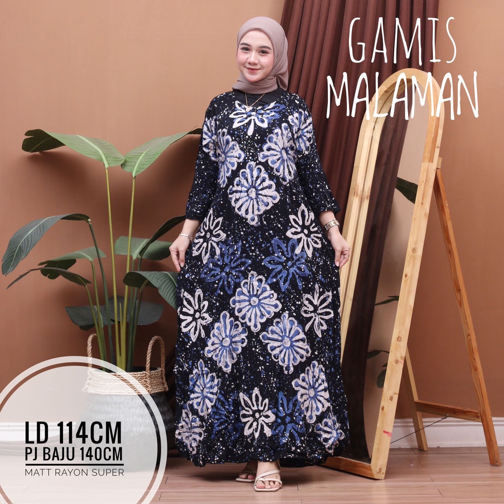 Gamis rayon malaman gamis busui madong WARNA